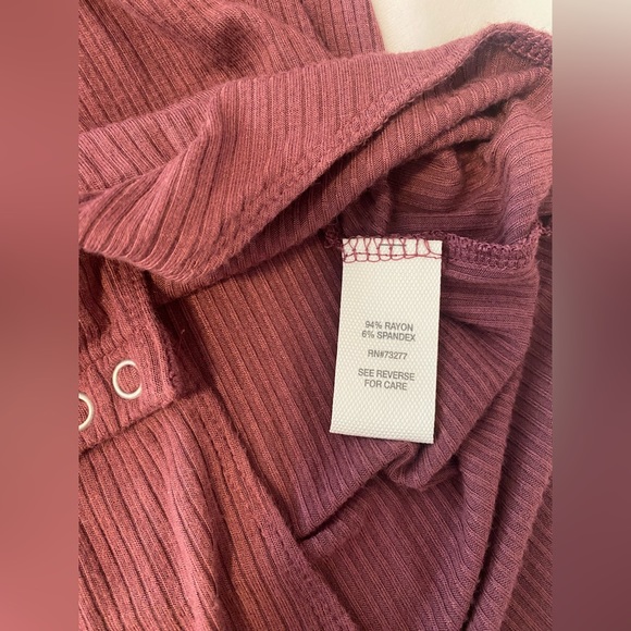 MUDD BRAND ONE PIECE TEDDY WITH BUTTONS AND WORKING ZIPPER - Picture 7 of 7